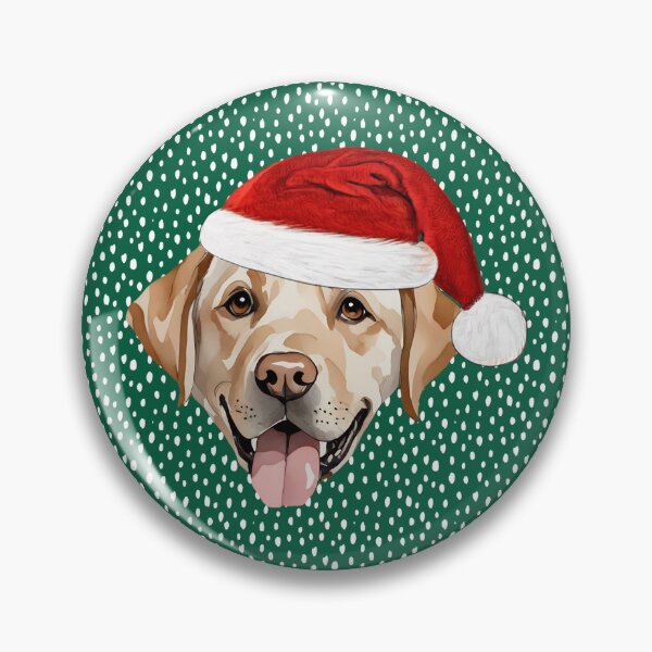 Item preview, Yellow Lab Christmas Tree Dog Puppy Watercolor designed and sold by Magnolia Valley Art.