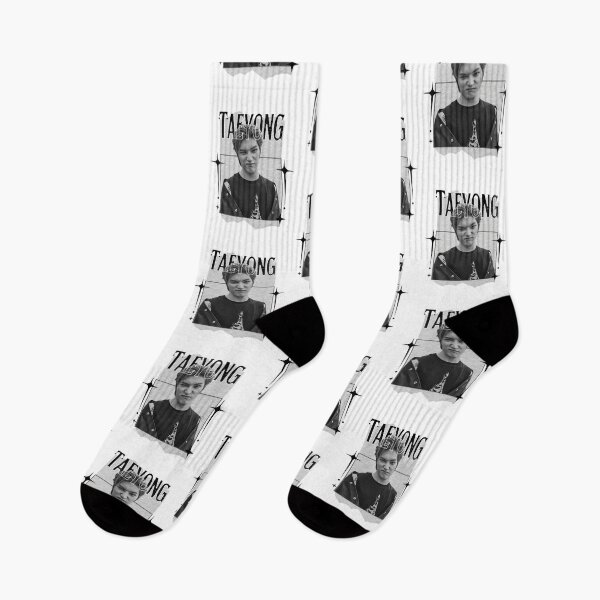 Item preview, NCT Taeyong (태용) Kpop Boy Group Monochrome Black and White Classic Design Collage  designed and sold by HELL0WBELLO.