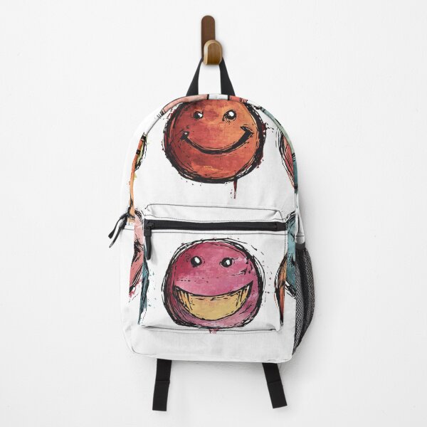 Item preview, Grunge Smiley Faces – Colorful Urban Art with Dripping Paint designed and sold by PhotoRK.