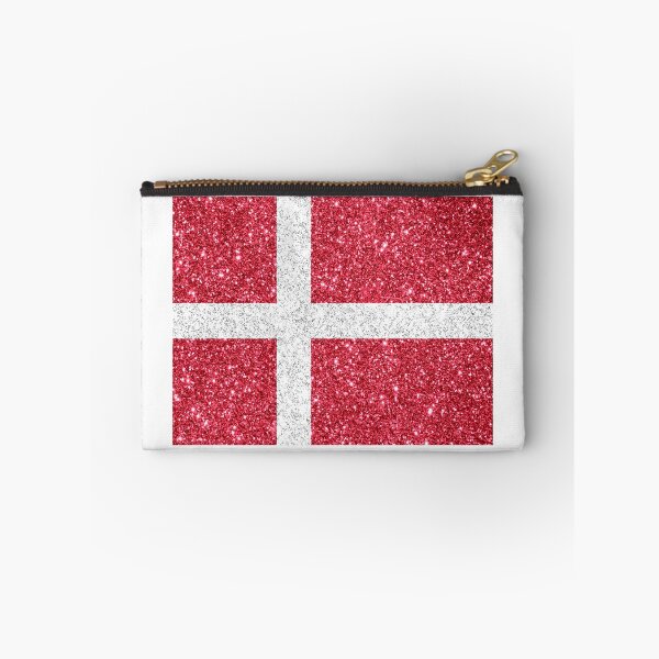 Item preview, denmark glitter flag designed and sold by designsbysamantha.