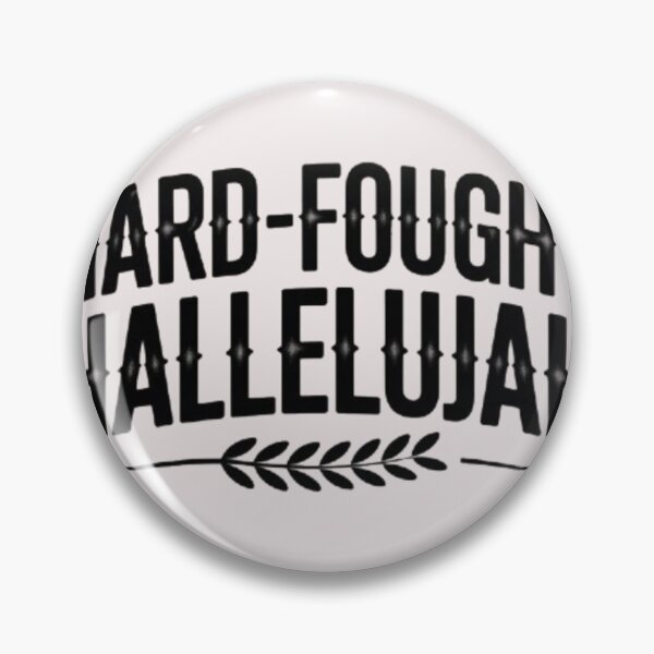 Item preview, Hard-Fought Hallelujah Vintage Western Typography Design designed and sold by dortmond.