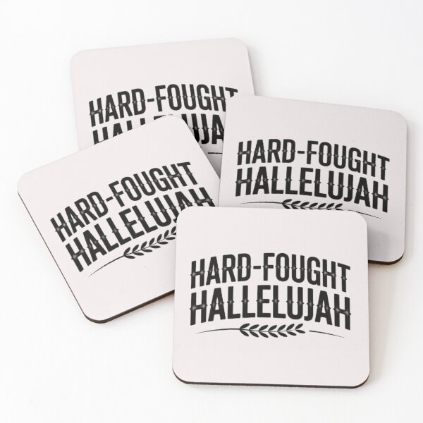 Item preview, Hard-Fought Hallelujah Vintage Western Typography Design designed and sold by dortmond.