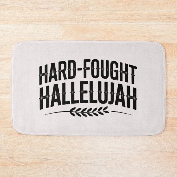 Item preview, Hard-Fought Hallelujah Vintage Western Typography Design designed and sold by dortmond.