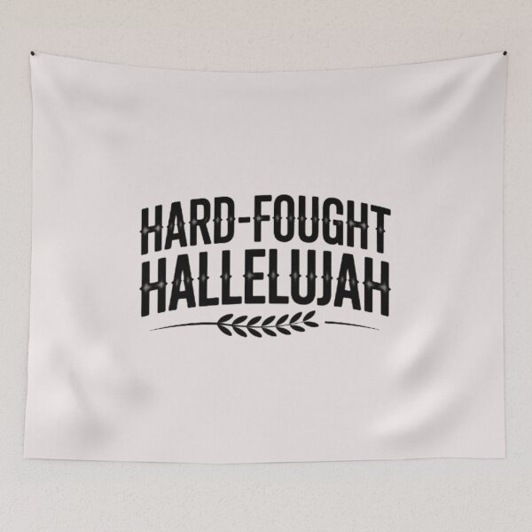 Item preview, Hard-Fought Hallelujah Vintage Western Typography Design designed and sold by dortmond.