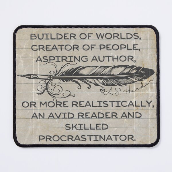 Item preview, Writer, Reader, Procrastinator designed and sold by Fandom Misfits.