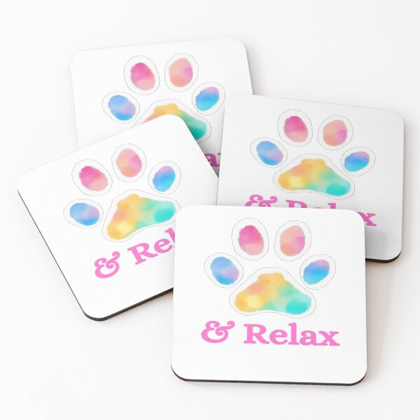 Item preview, Paws and Relax, Paw Print, Dog Paw Print, Words, Sayings, Quotes designed and sold by BirdsnStuff.