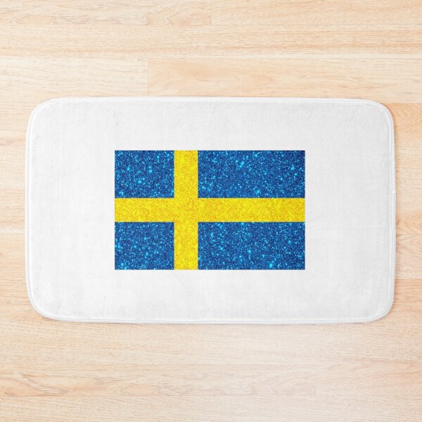Item preview, sweden glitter flag designed and sold by designsbysamantha.