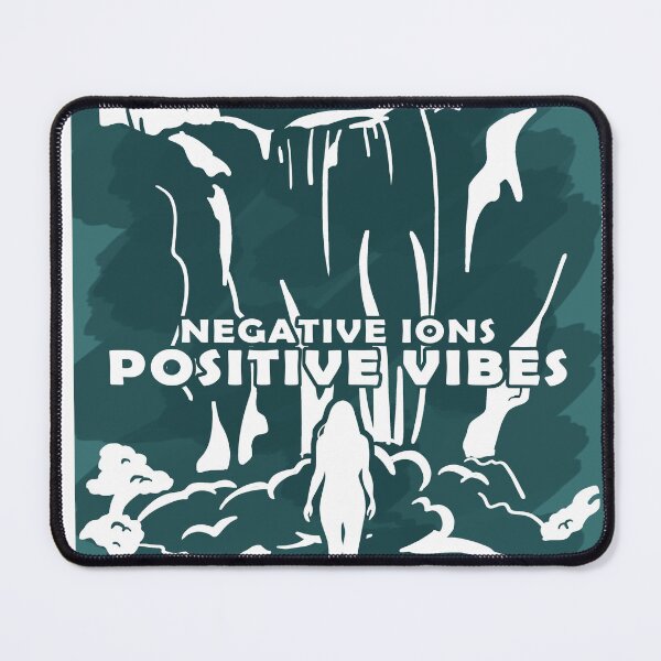 Item preview, Positive Vibes Waterfall Art – Nature Silhouette for Mindfulness, Healing & Spiritual Calm designed and sold by ZartyDesigns.
