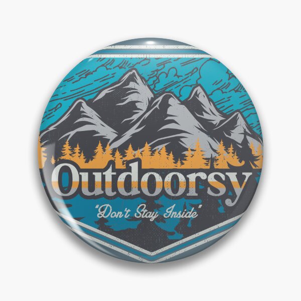 Item preview, Outdoorsy Windy Mountain designed and sold by HappyDoodleBoy.