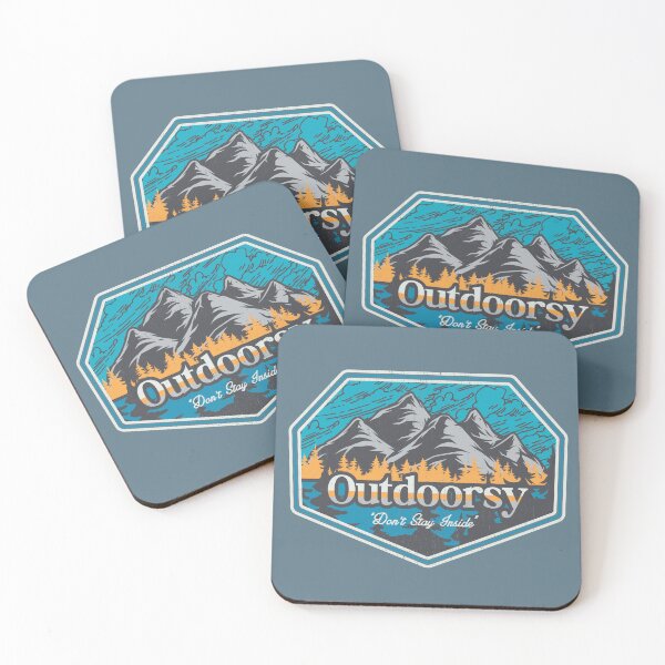 Item preview, Outdoorsy Windy Mountain designed and sold by HappyDoodleBoy.