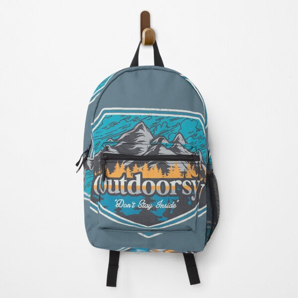 Item preview, Outdoorsy Windy Mountain designed and sold by HappyDoodleBoy.