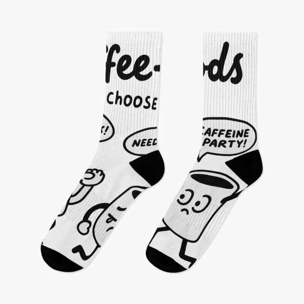 Item preview, Coffee Moods – Funny Black and White Cartoon Design designed and sold by Pulse Creativity Designs.