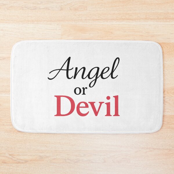 Item preview, Angel or Devil – Duality Mood Design designed and sold by MSTextVibe.