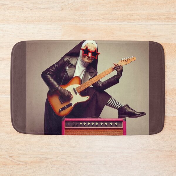 Item preview, "Nun-Stop Noise: Sister Shreds the Faith!" designed and sold by Print Fiction.