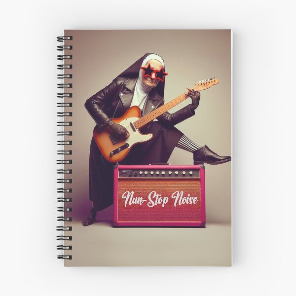 Item preview, "Nun-Stop Noise: Sister Shreds the Faith!" designed and sold by Print Fiction.