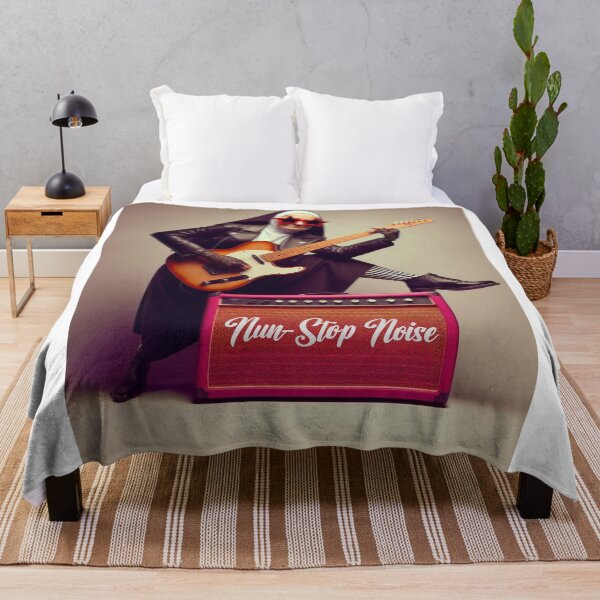 Item preview, "Nun-Stop Noise: Sister Shreds the Faith!" designed and sold by Print Fiction.