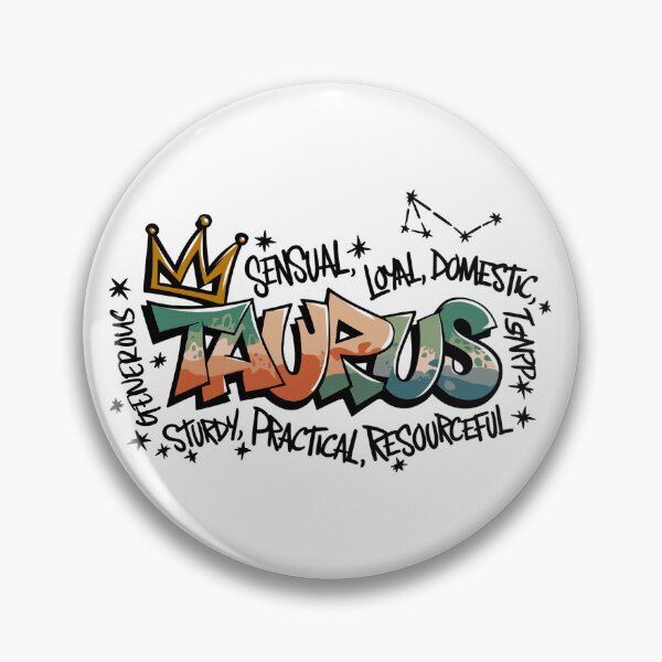 Item preview, Taurus Zodiac Graffiti – grounded soul with street elegance designed and sold by CleanDecor.