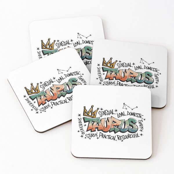Item preview, Taurus Zodiac Graffiti – grounded soul with street elegance designed and sold by CleanDecor.