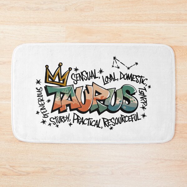 Item preview, Taurus Zodiac Graffiti – grounded soul with street elegance designed and sold by CleanDecor.
