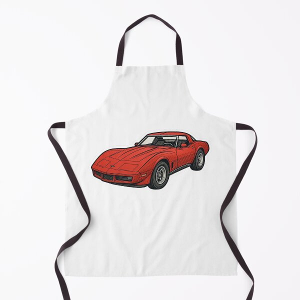 Item preview, Classic Chevrolet Corvette Art - Vintage Car Illustration designed and sold by MiszungART.