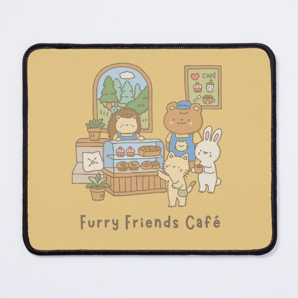 Item preview, Furry Friends Café designed and sold by Cocon-Zakka.