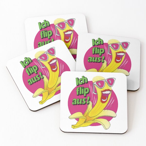 Item preview, I'm freaking out! – Original Hanuta sticker with banana and sunglasses (80s cult) designed and sold by Alpha Stag.