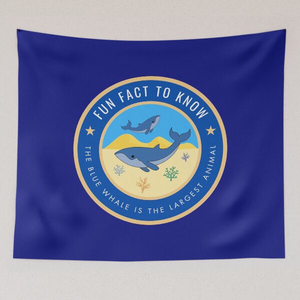 Item preview, Fun fact to know The blue whale is the largest animal designed and sold by fev-rocks.