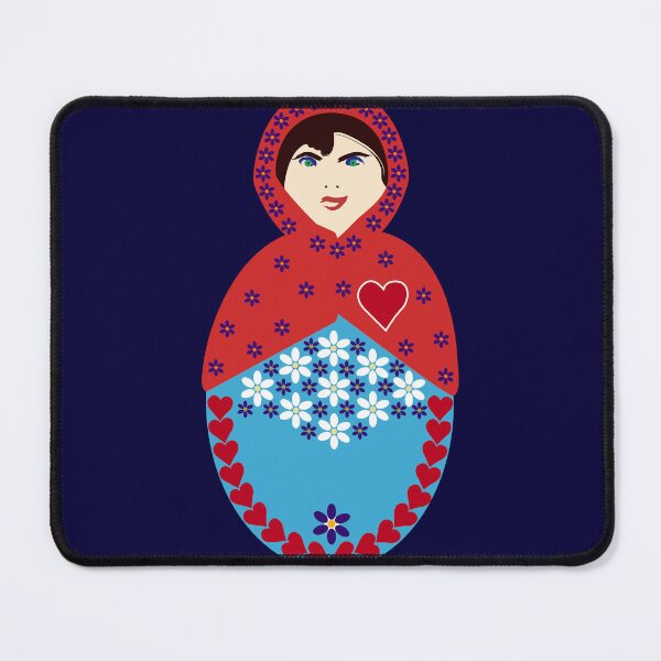 Item preview, Forget-Me-Not Matryoshka - Nesting Doll - Single designed and sold by Kate Anderson Art.