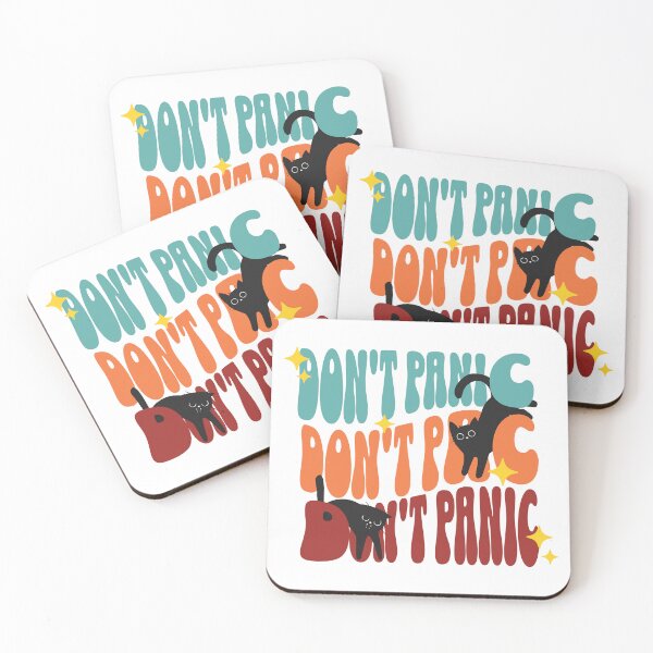 Item preview, Don't Panic Cats  designed and sold by DeafPigeonDesigns.