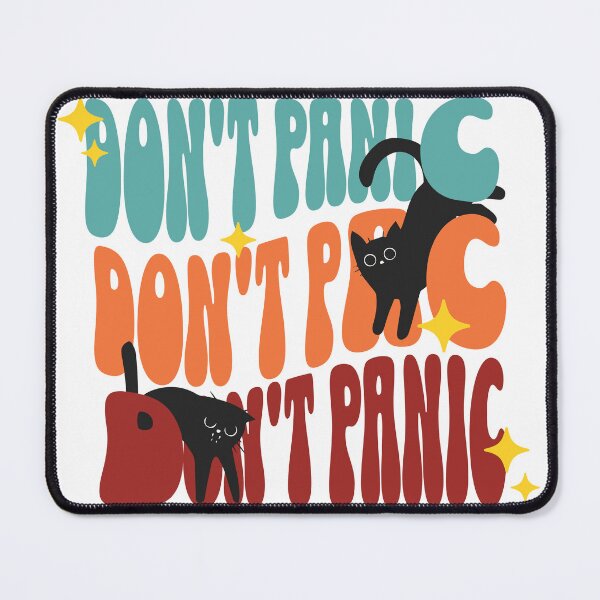Item preview, Don't Panic Cats  designed and sold by DeafPigeonDesigns.