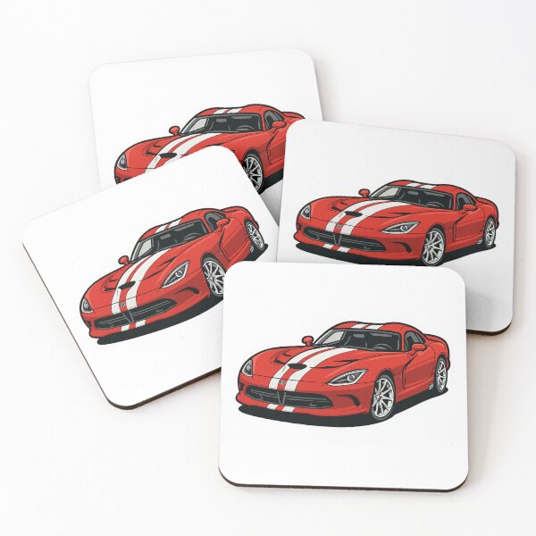 Item preview, Classic Chrysler Viper Art - Vintage Car Illustration designed and sold by MiszungART.
