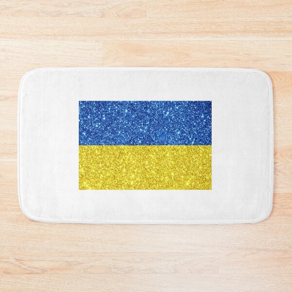 Item preview, ukraine glitter flag designed and sold by designsbysamantha.