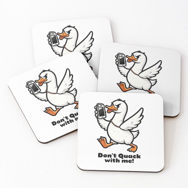 Item preview, Don’t Quack With Me – Funny Angry Duck Cartoon Meme Design designed and sold by WHDProduction45.