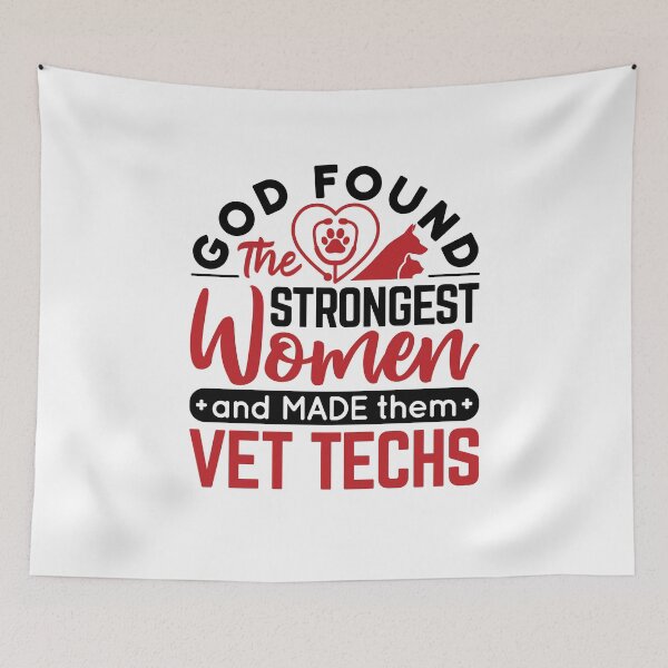 Item preview, Vet Tech God Found the Strongest Women designed and sold by jaygo.