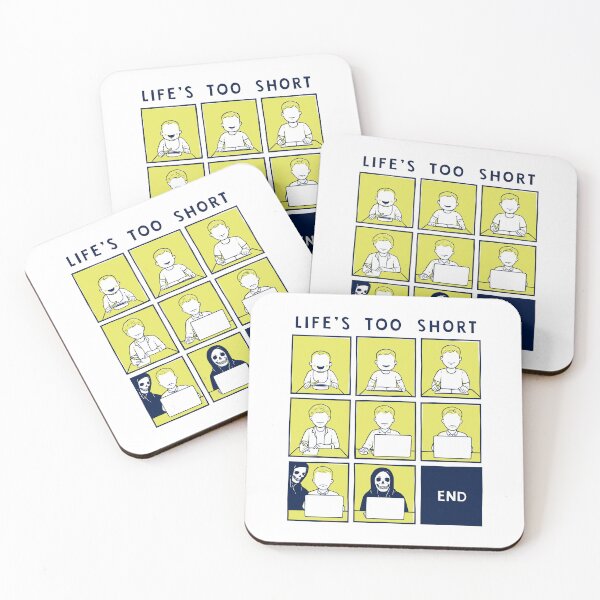 Item preview, Life Is Short Like Comic Strip designed and sold by doodl-do.