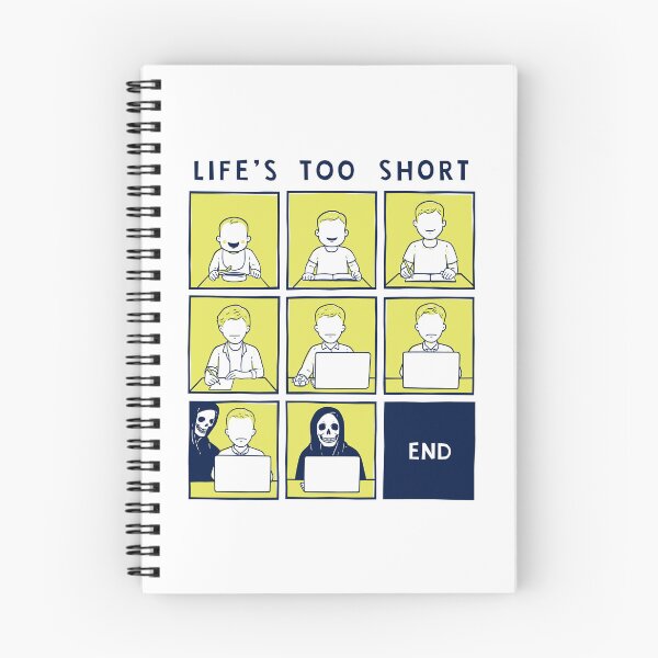 Item preview, Life Is Short Like Comic Strip designed and sold by doodl-do.