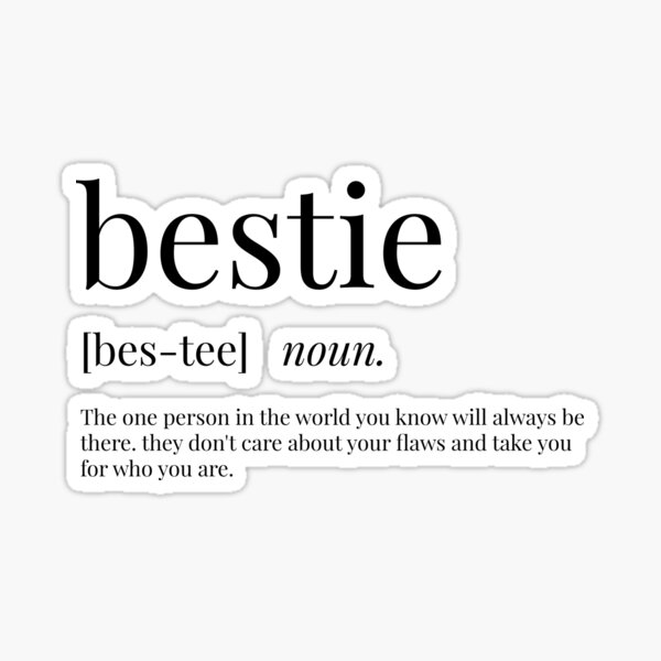 Item preview, Bestie Definition designed and sold by Defining Prints.