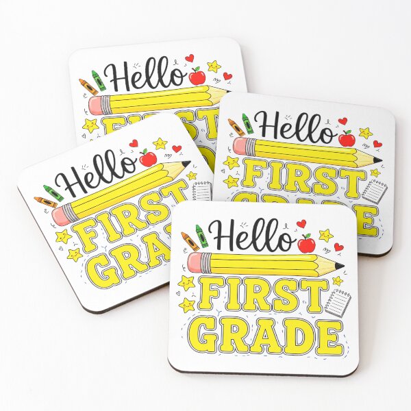 Item preview, Hello First Grade, Back To School, Teacher designed and sold by Teetreasure2.