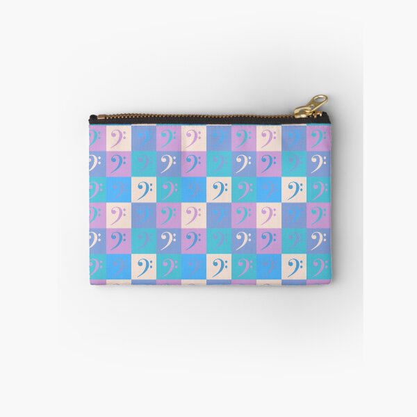 Item preview, Bass Clef Music Pattern Pastel Colors designed and sold by ValeriesGallery.