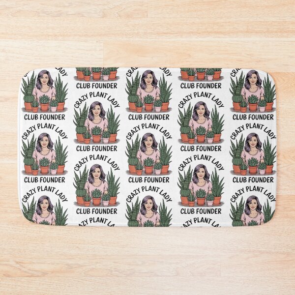 Item preview, Crazy Plant Lady Club Founder – Funny Gardening Gift designed and sold by LuxeGraphix.