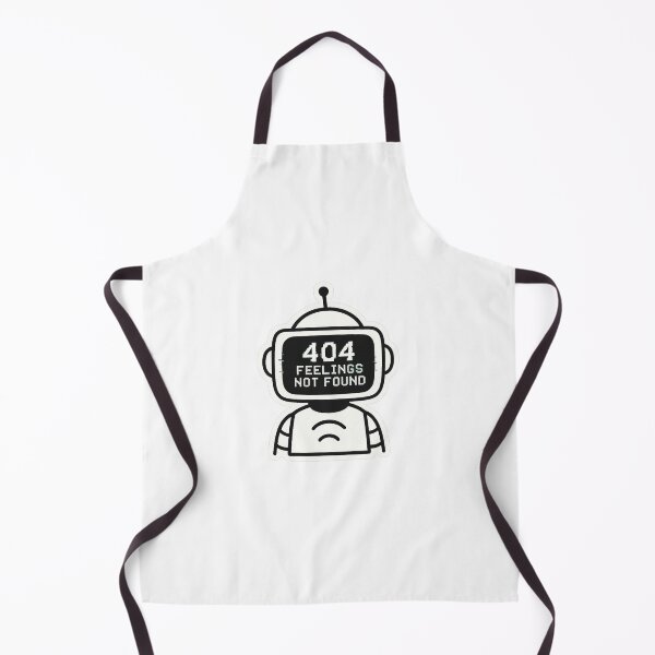 Item preview, 404 Feelings Not Found Funny Robot Sticker designed and sold by Mestyle0.