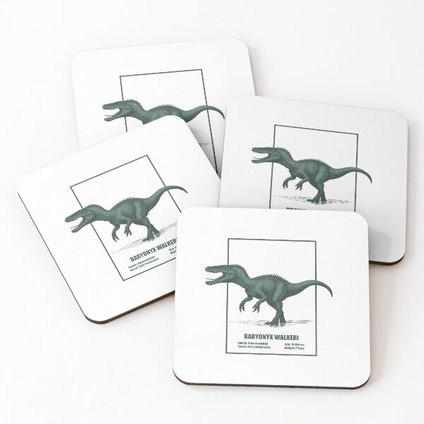 Item preview, Baryonyx walkeri – vintage dinosaur illustration designed and sold by SlatoMato.