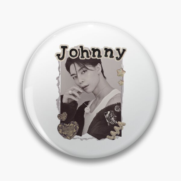 Item preview, NCT Johnny (쟈니) Kpop Boy group Scrapbook Collage Cozy Y2K Vintage Design designed and sold by HELL0WBELLO.