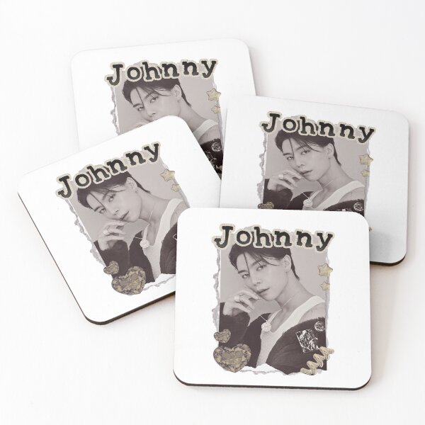 Item preview, NCT Johnny (쟈니) Kpop Boy group Scrapbook Collage Cozy Y2K Vintage Design designed and sold by HELL0WBELLO.