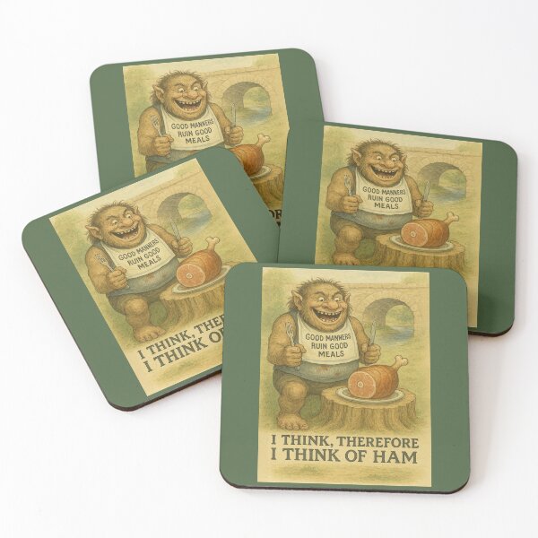 Item preview, I Think, Therefore I Think of Ham designed and sold by Tridentulus.
