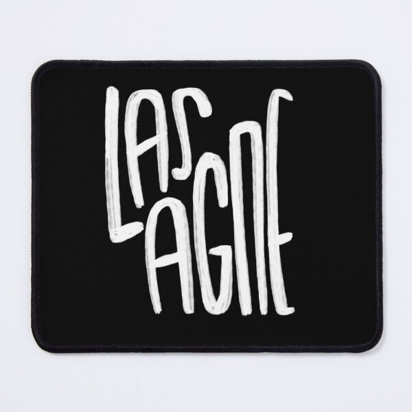 Item preview, Funny Foodie, Las Agne, lasagne  designed and sold by badlydrawnbabe.