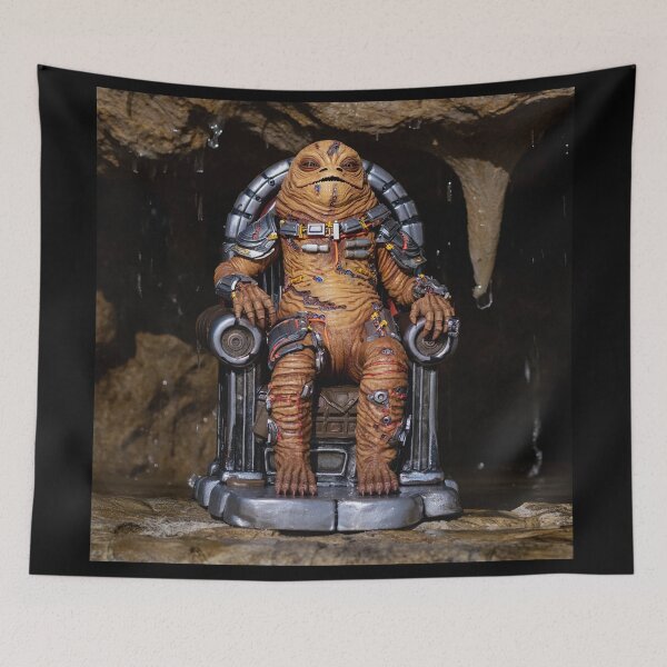 Item preview, Alien Overlord on his throne a very weird and strange image designed and sold by Vintage Designs +.