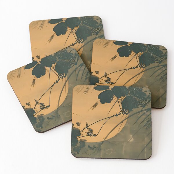 Item preview, Shibata Zeshin - Autumn Grass in Moonlight designed and sold by Jon-Baran.