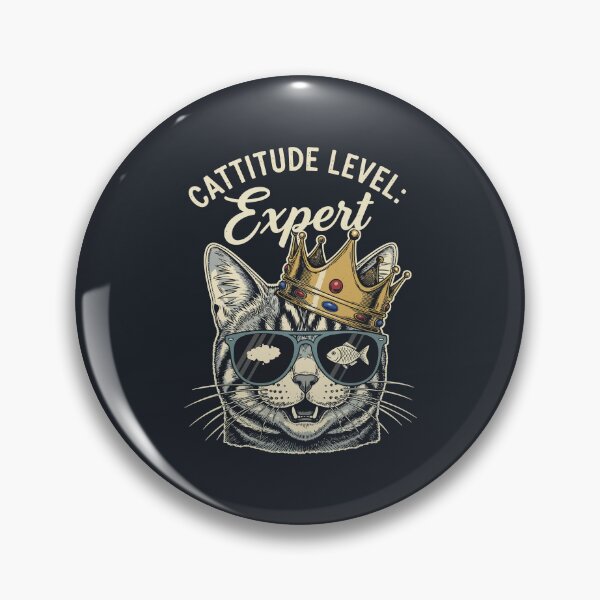 Item preview, Cattitude Level: Expert designed and sold by Amir Faysal.