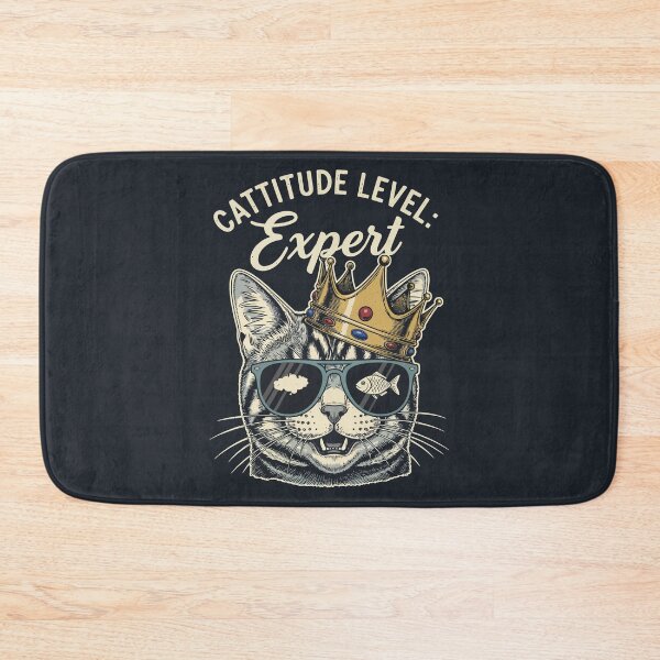 Item preview, Cattitude Level: Expert designed and sold by Amir Faysal.